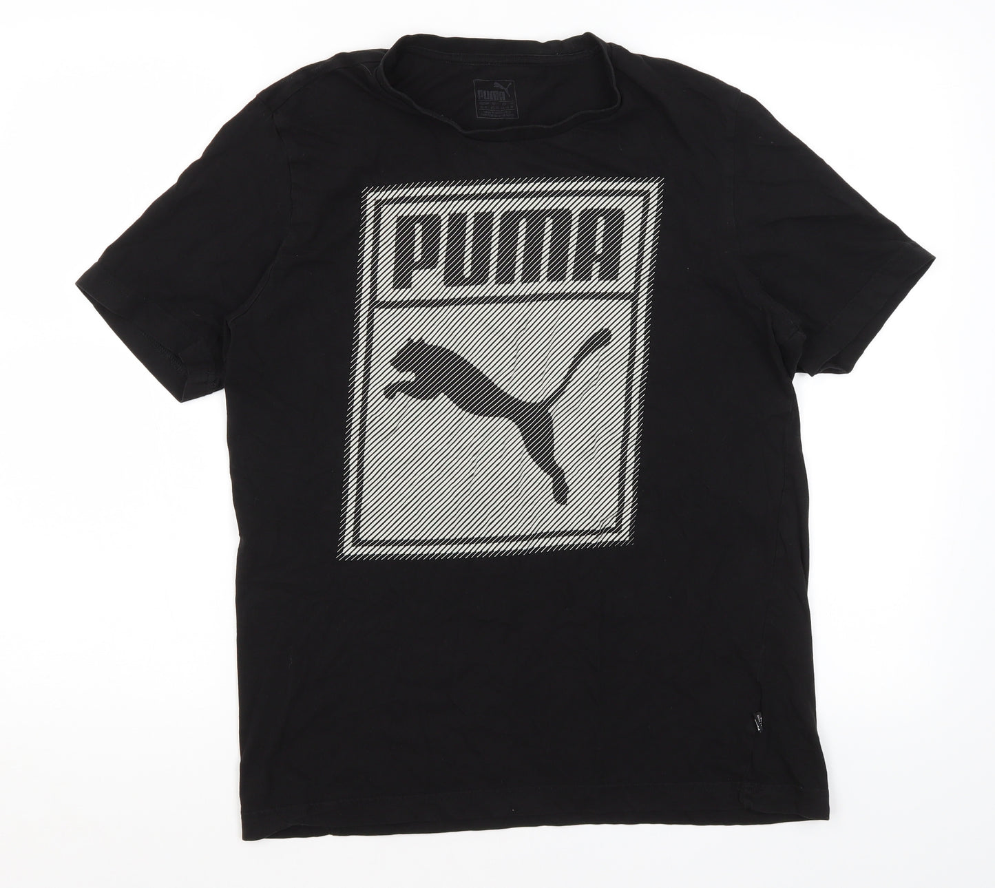PUMA Mens Black    T-Shirt Size M