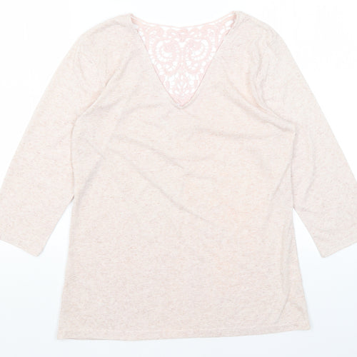 Papaya Womens Pink   Basic T-Shirt Size 10