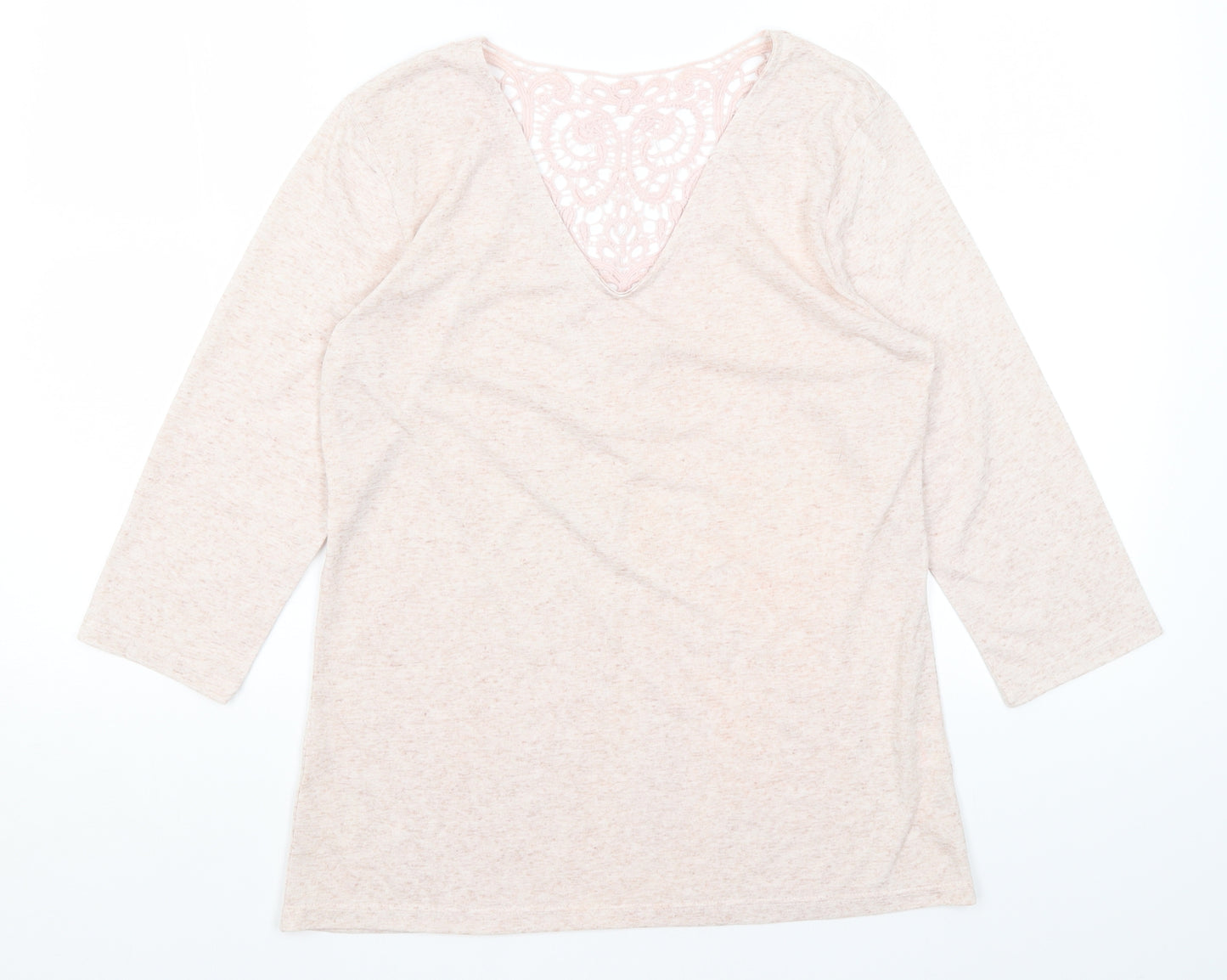 Papaya Womens Pink   Basic T-Shirt Size 10