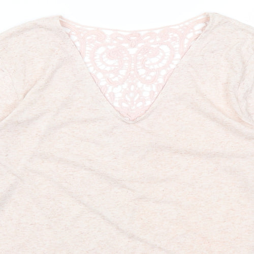 Papaya Womens Pink   Basic T-Shirt Size 10