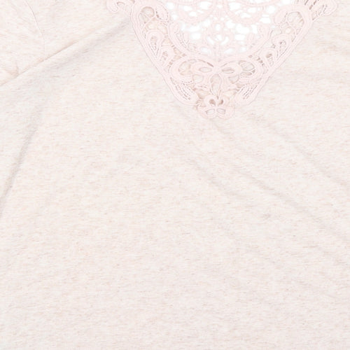 Papaya Womens Pink   Basic T-Shirt Size 10