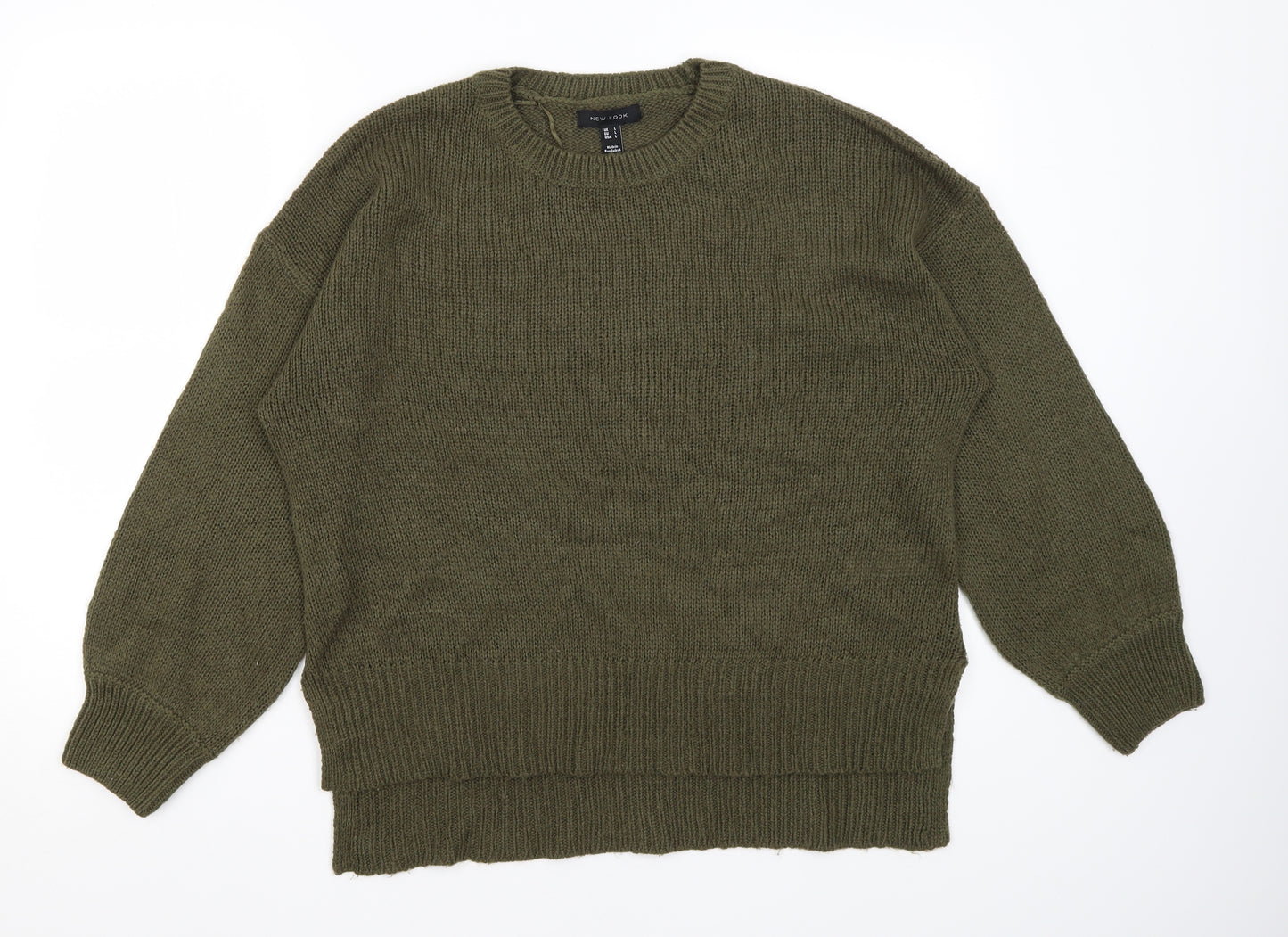 New Look Womens Green   Pullover Jumper Size L