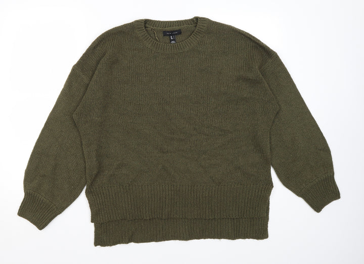New Look Womens Green   Pullover Jumper Size L