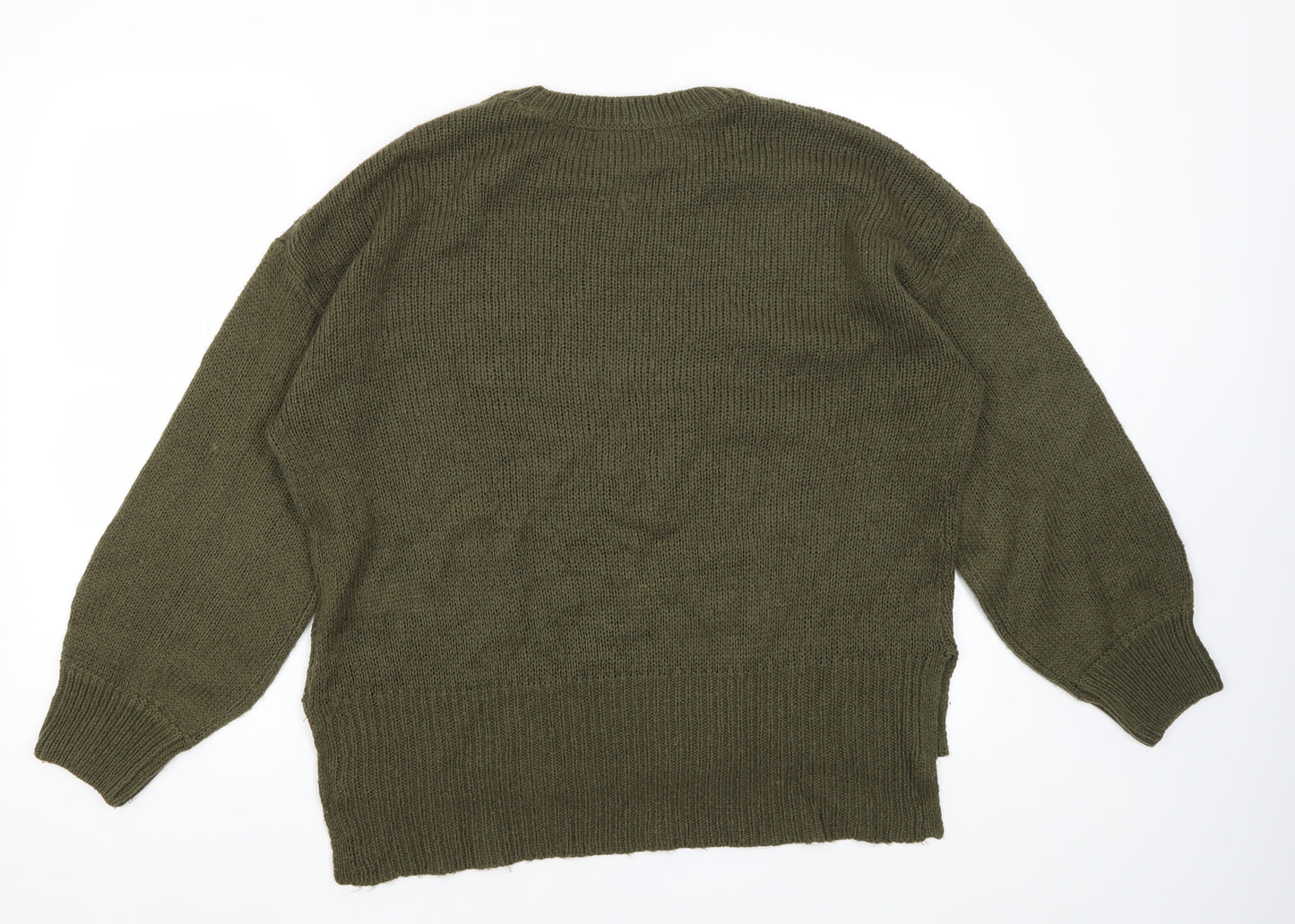New Look Womens Green   Pullover Jumper Size L