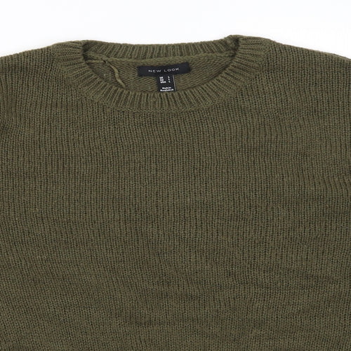 New Look Womens Green   Pullover Jumper Size L