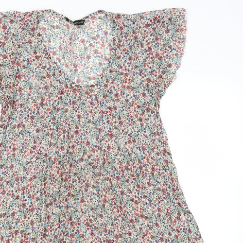 Vie Nocturne Womens Beige Floral  A-Line  Size S