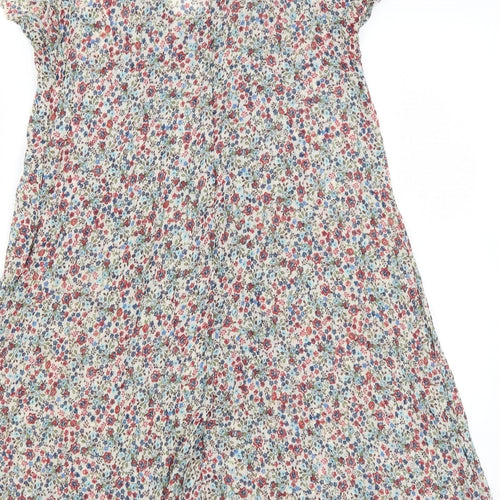 Vie Nocturne Womens Beige Floral  A-Line  Size S