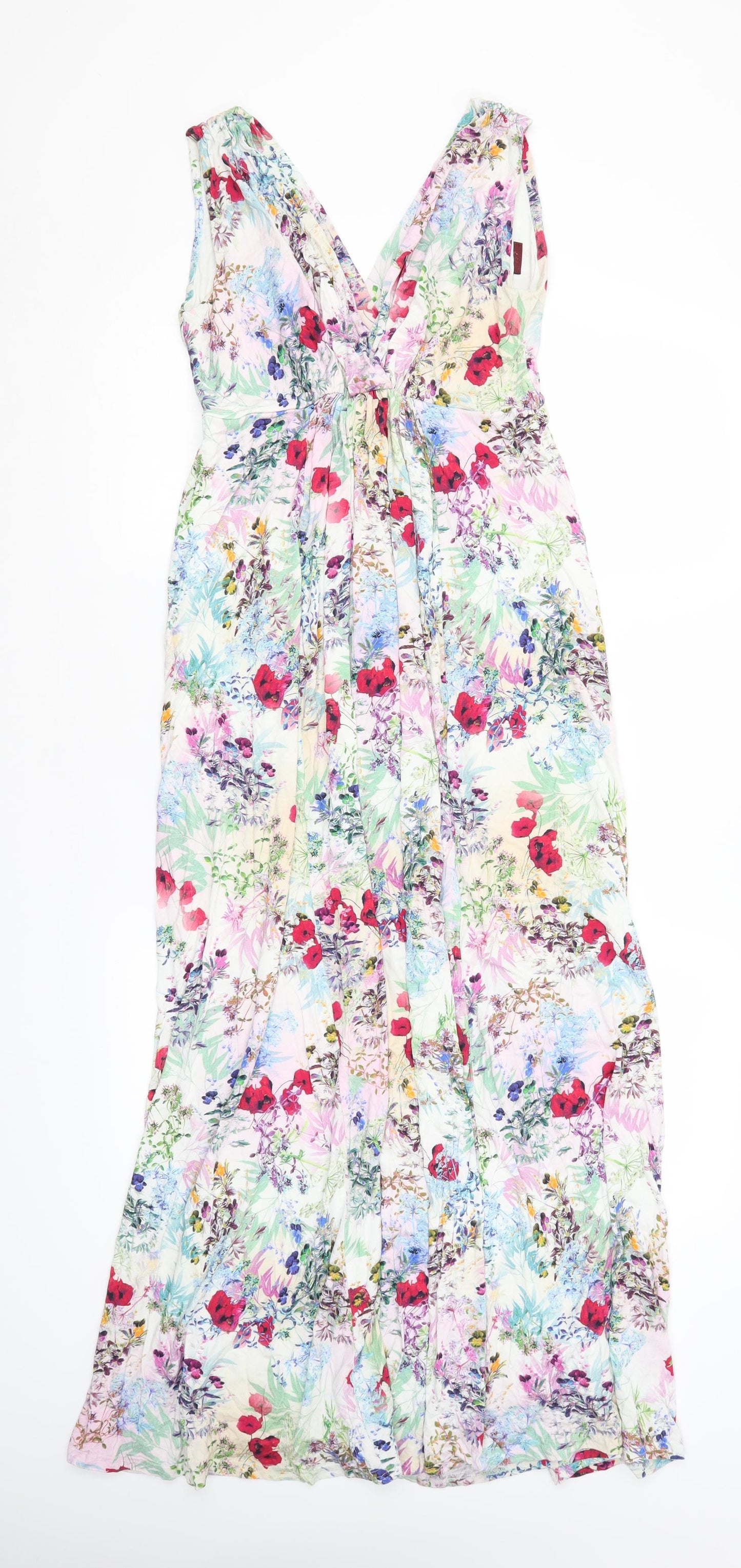 Tiffany Rose Womens Pink Floral  A-Line  Size 8
