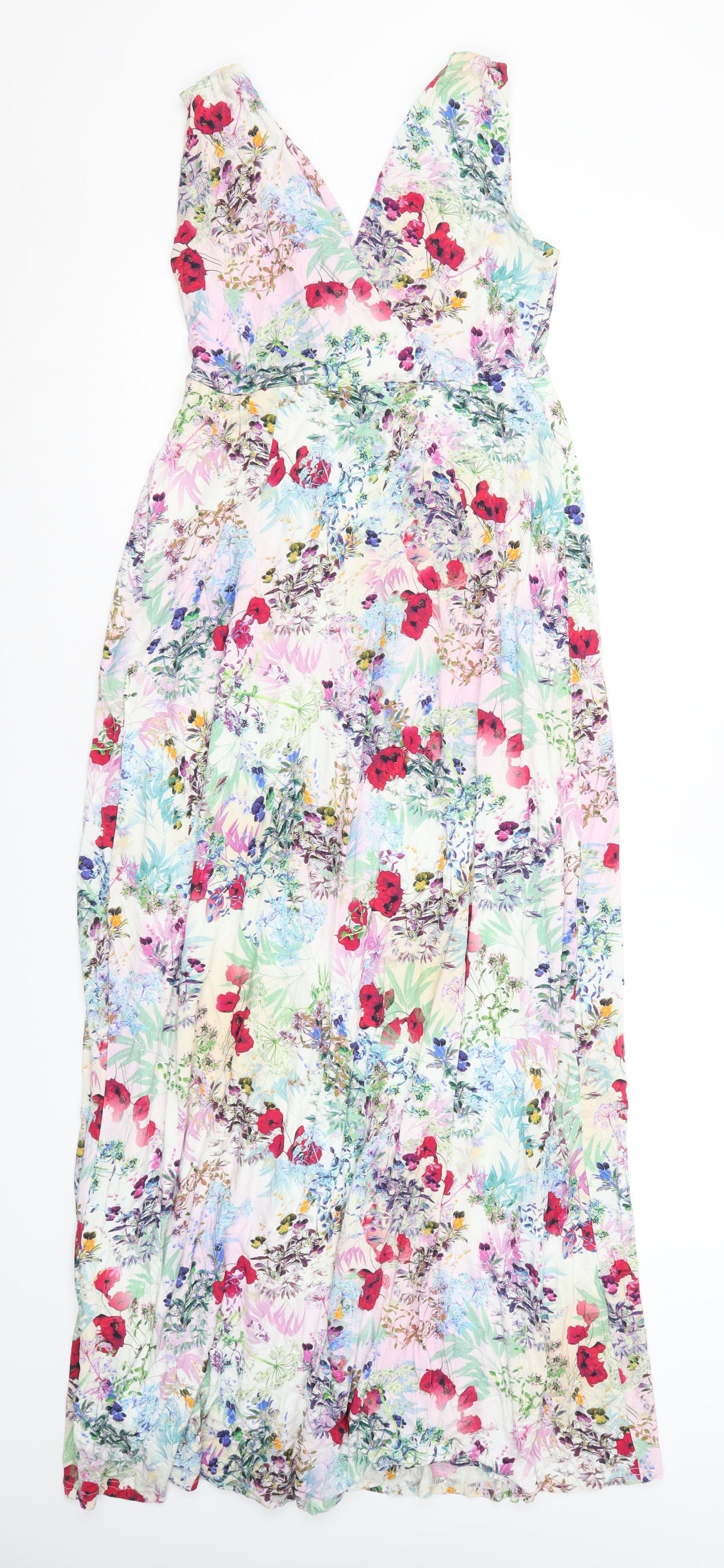 Tiffany Rose Womens Pink Floral  A-Line  Size 8