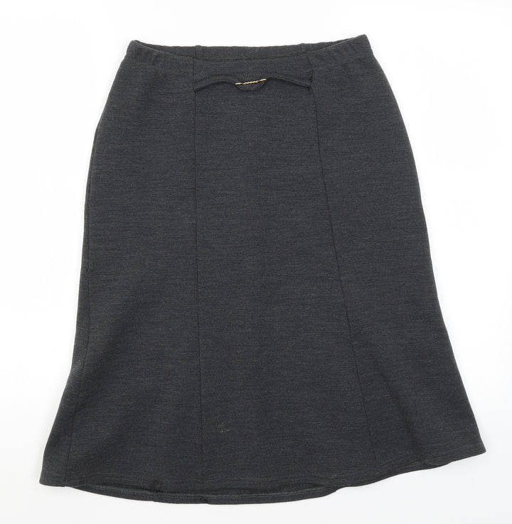 Damart Womens Grey Flare Skirt Size 12