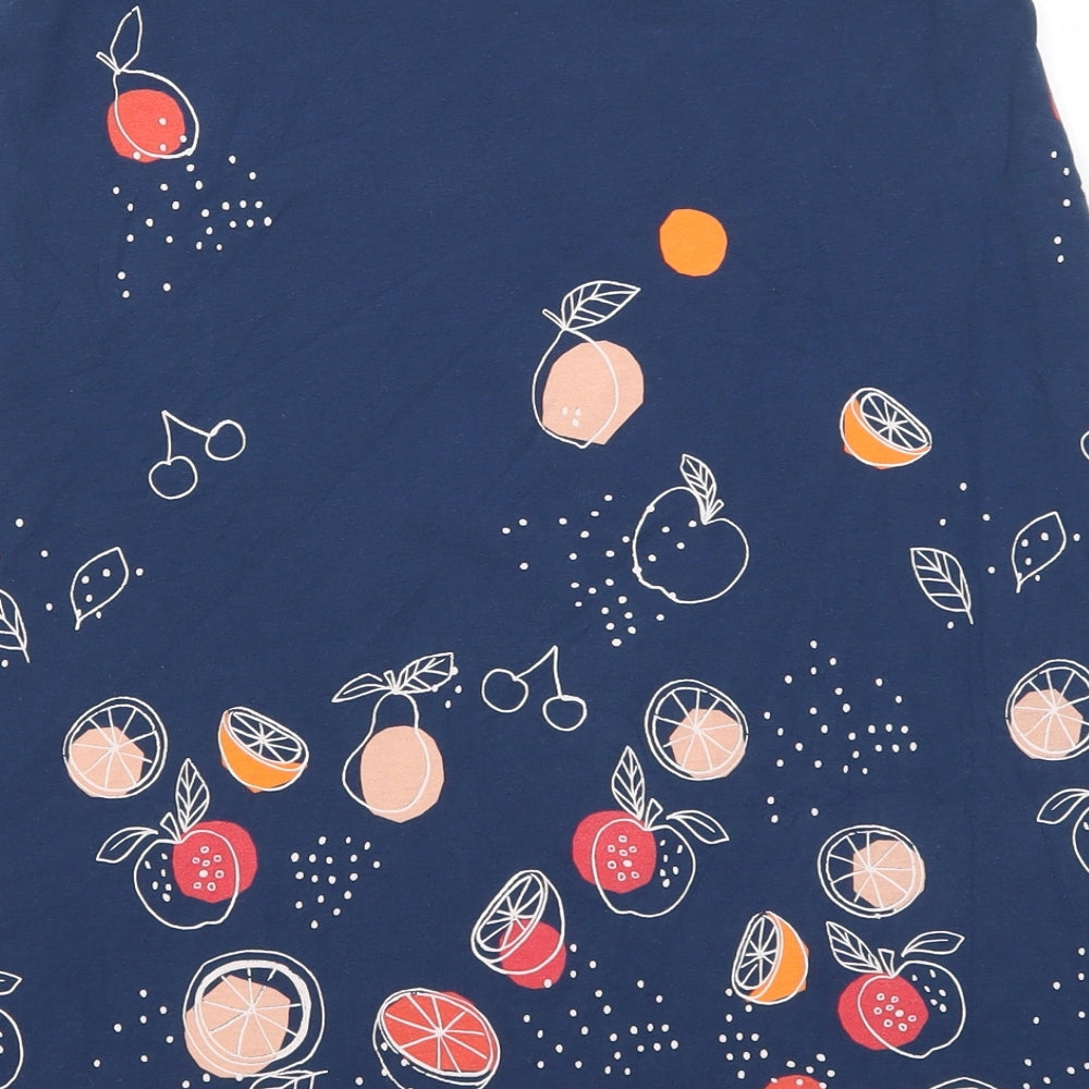 Manataray Womens Blue   Flare Skirt Size 10  - Fruit