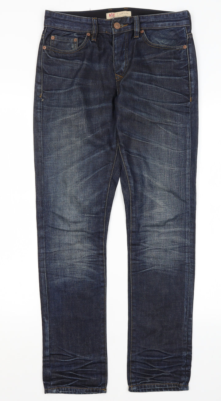 River Island Mens Blue   Straight Jeans Size 26 in L29 in