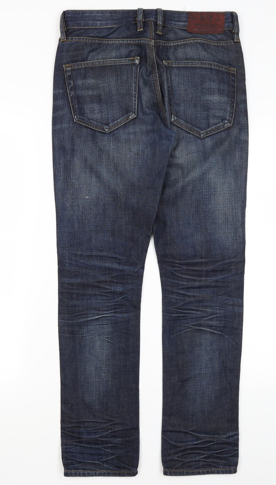 River Island Mens Blue   Straight Jeans Size 26 in L29 in