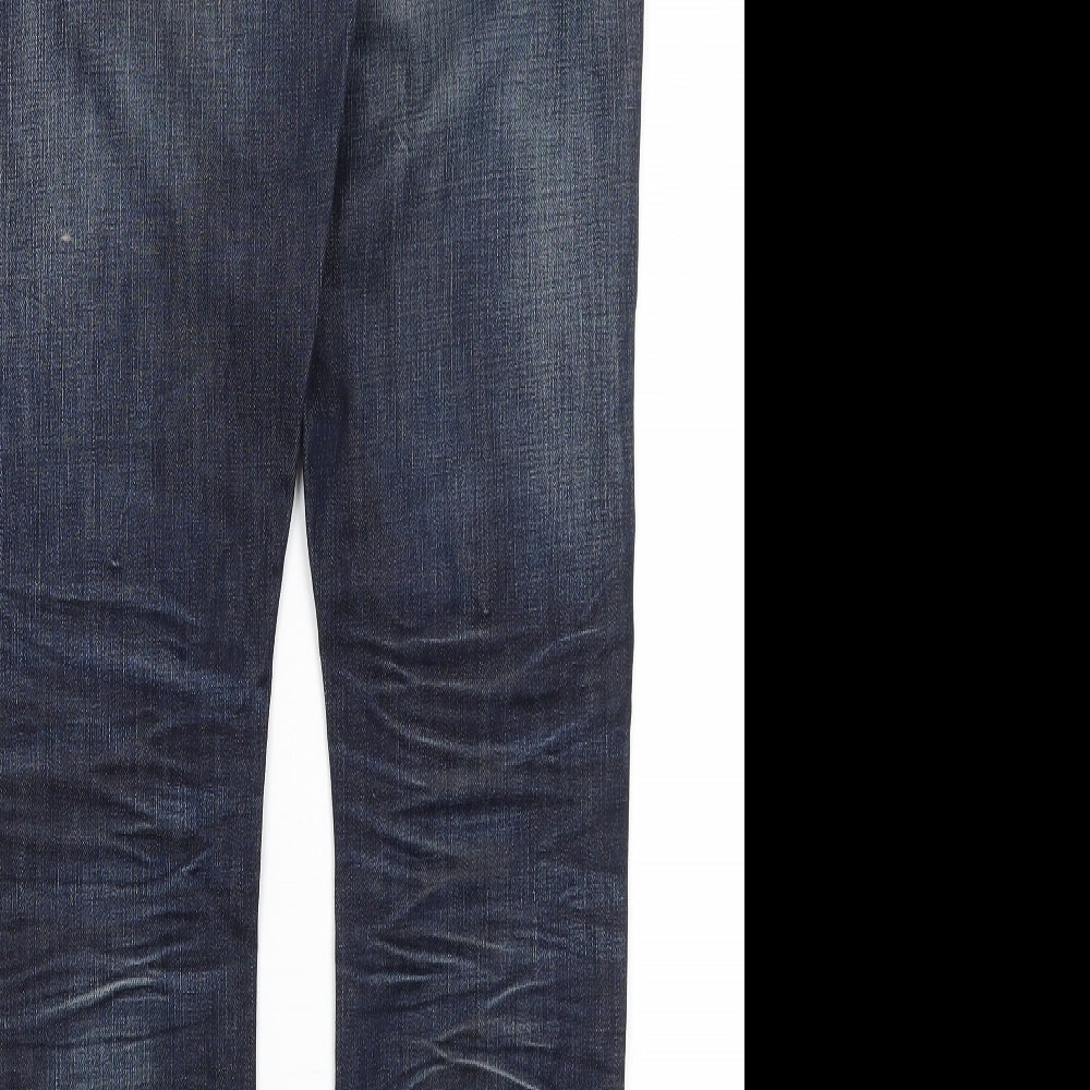 River Island Mens Blue   Straight Jeans Size 26 in L29 in