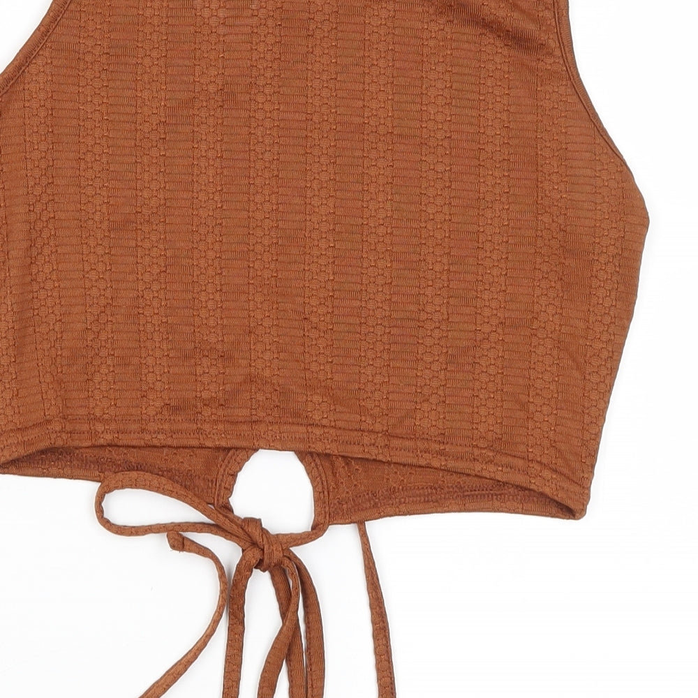 Vetiver Womens Brown   Cropped Tank Size 14