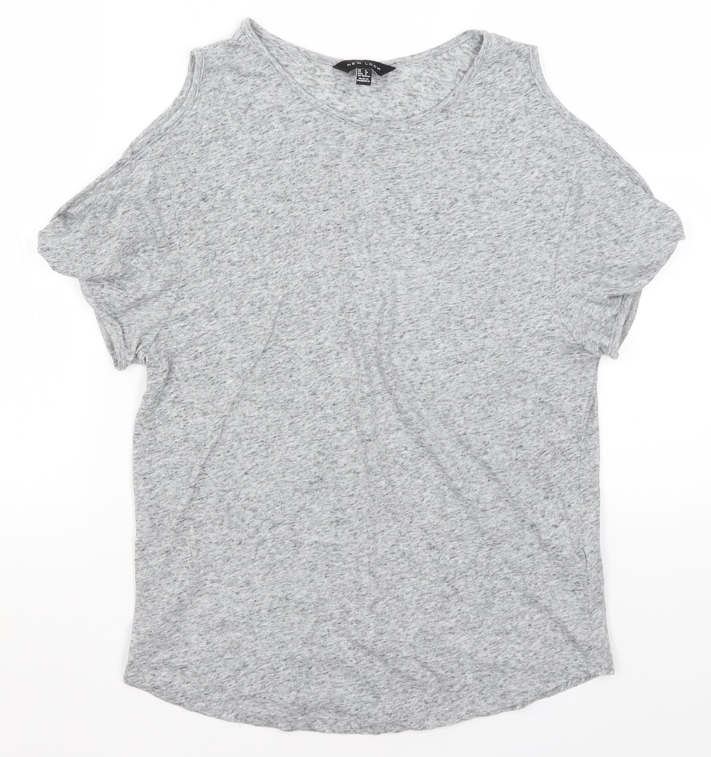 New Look Womens Grey   Basic T-Shirt Size 8