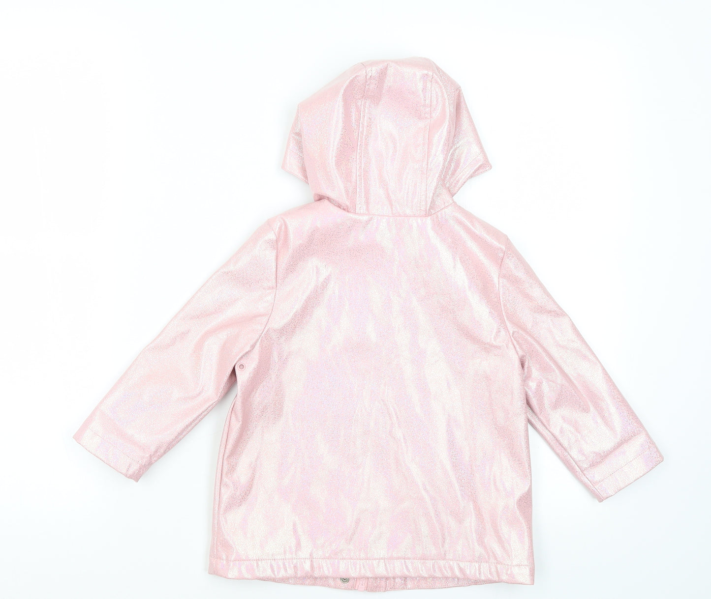 Primark Girls Pink   Rain Coat Coat Size 2-3 Years