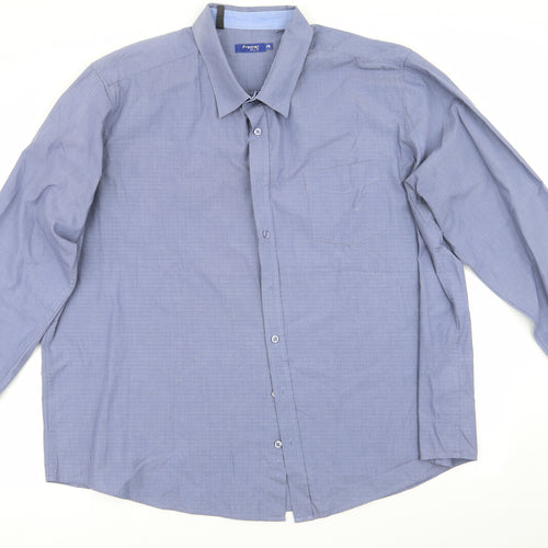 Premier Man Mens Blue    Button-Up Size 2XL