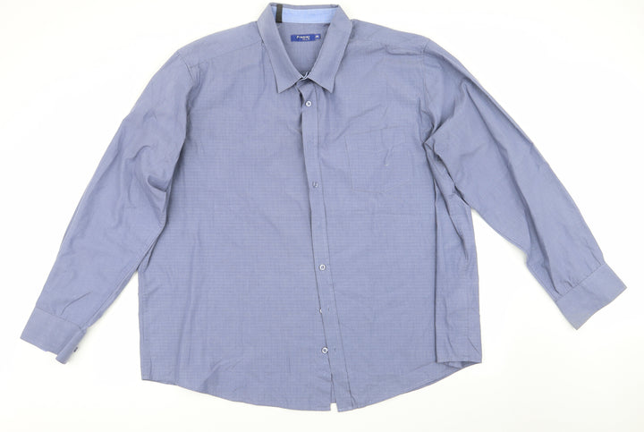 Premier Man Mens Blue    Button-Up Size 2XL