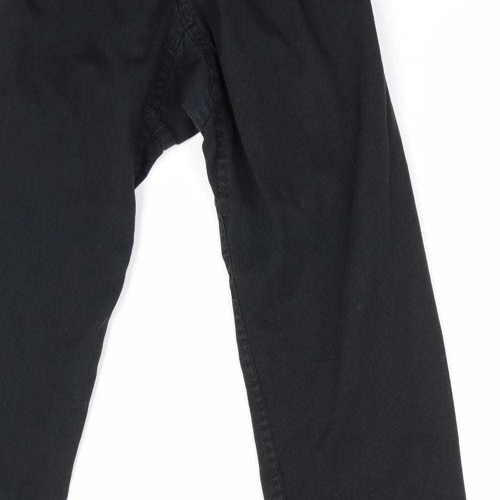 Blitz Boys Black  Canvas Chino Trousers Size 5 Years