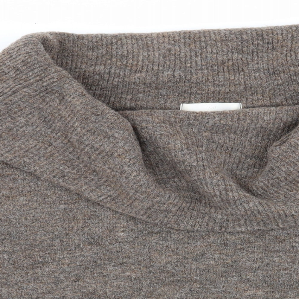 H&M Womens Brown   Pullover Jumper Size M