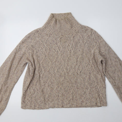 89th & Madison Womens Beige   Pullover Jumper Size M