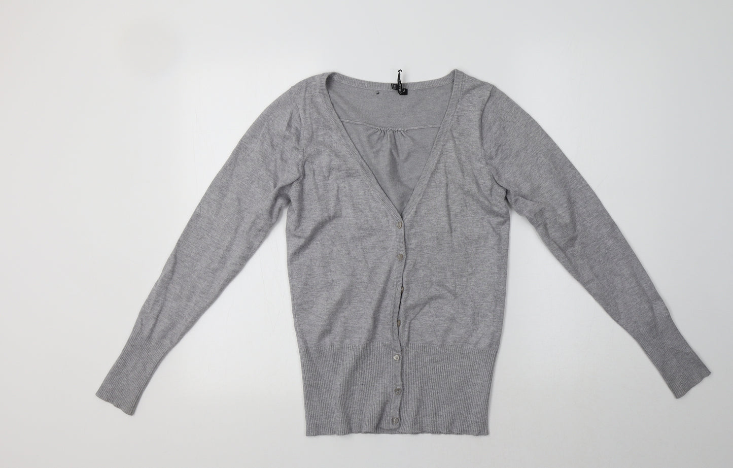 Dunnes Womens Grey   Cardigan Jumper Size 10