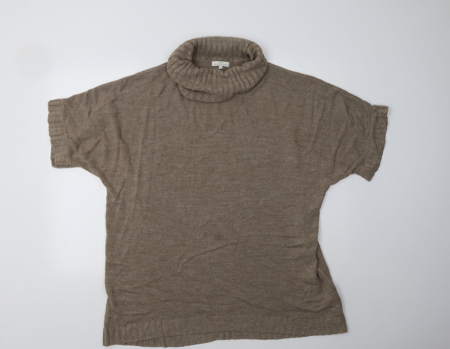 Delicate Love Womens Beige   Pullover Jumper Size L