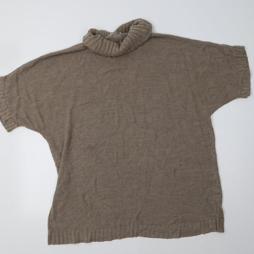 Delicate Love Womens Beige   Pullover Jumper Size L