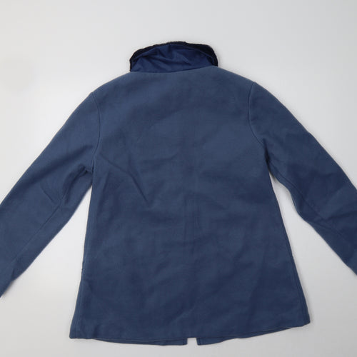 Gabriella Vicenza Womens Blue   Overcoat Coat Size 12