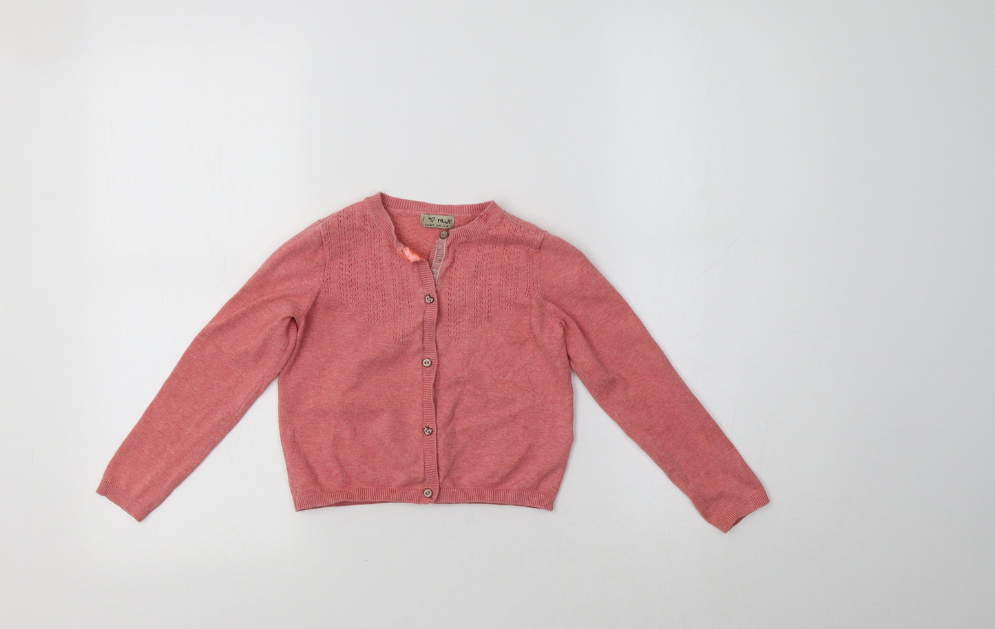 NEXT Girls Pink   Cardigan Jumper Size 4-5 Years