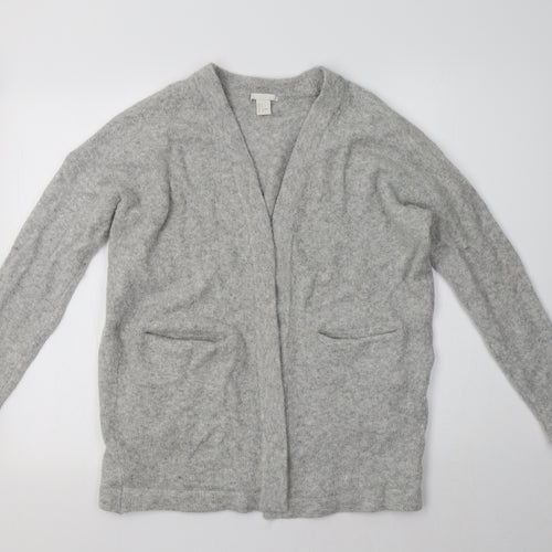 H&M Womens Grey   Cardigan Jumper Size S