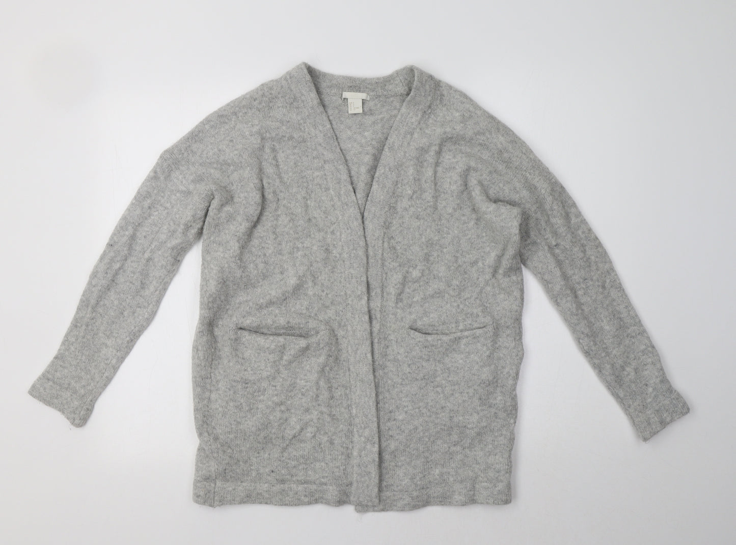 H&M Womens Grey   Cardigan Jumper Size S