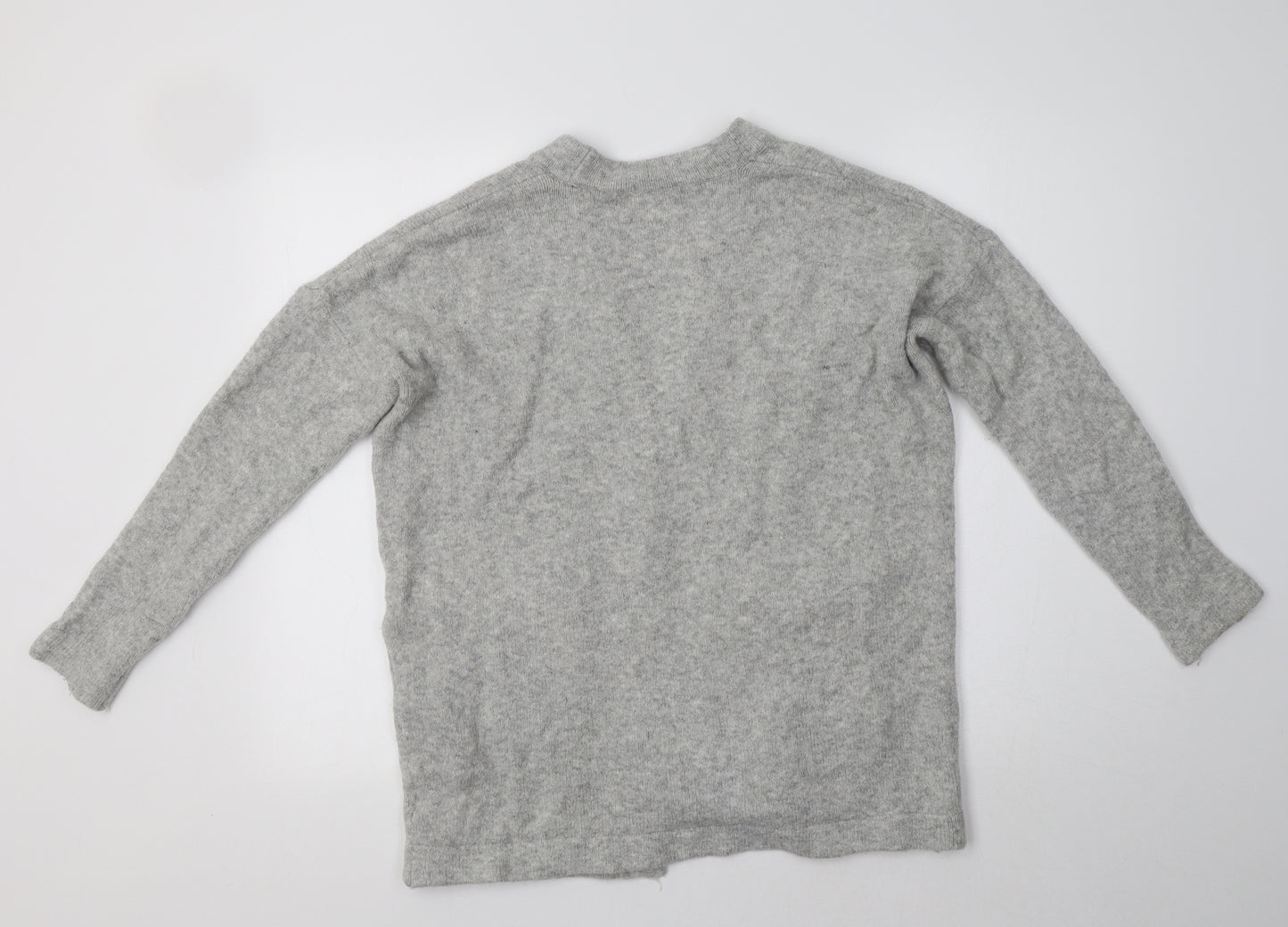 H&M Womens Grey   Cardigan Jumper Size S