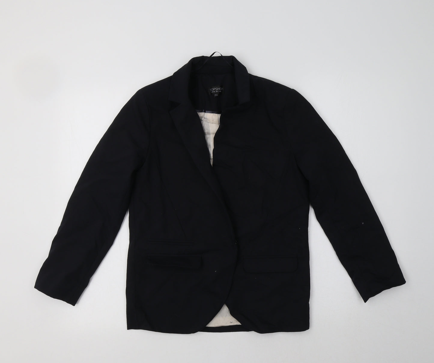 Topshop Womens Blue   Jacket Blazer Size 8