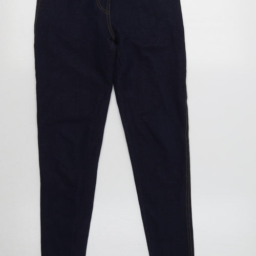 Boohoo Womens Blue   Jegging Leggings Size 6 L25 in