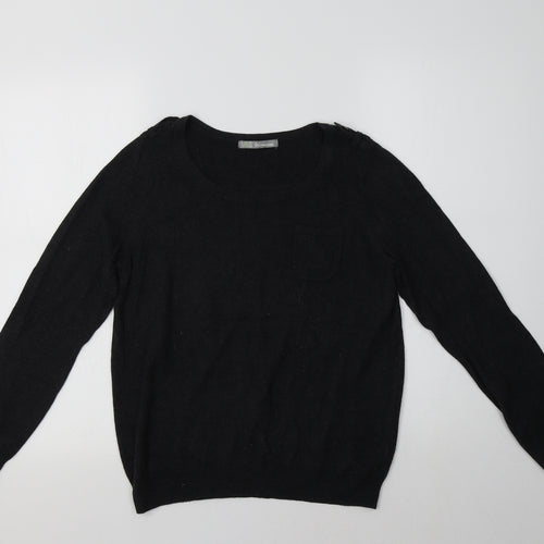 M&S Womens Grey   Pullover Jumper Size 12