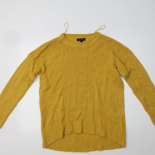 New Look Womens Yellow   Pullover Jumper Size L