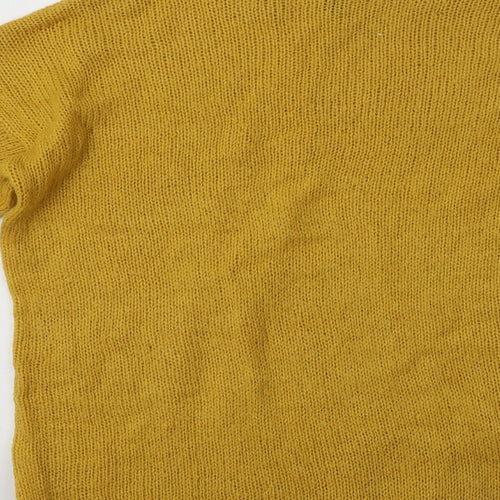 New Look Womens Yellow   Pullover Jumper Size L