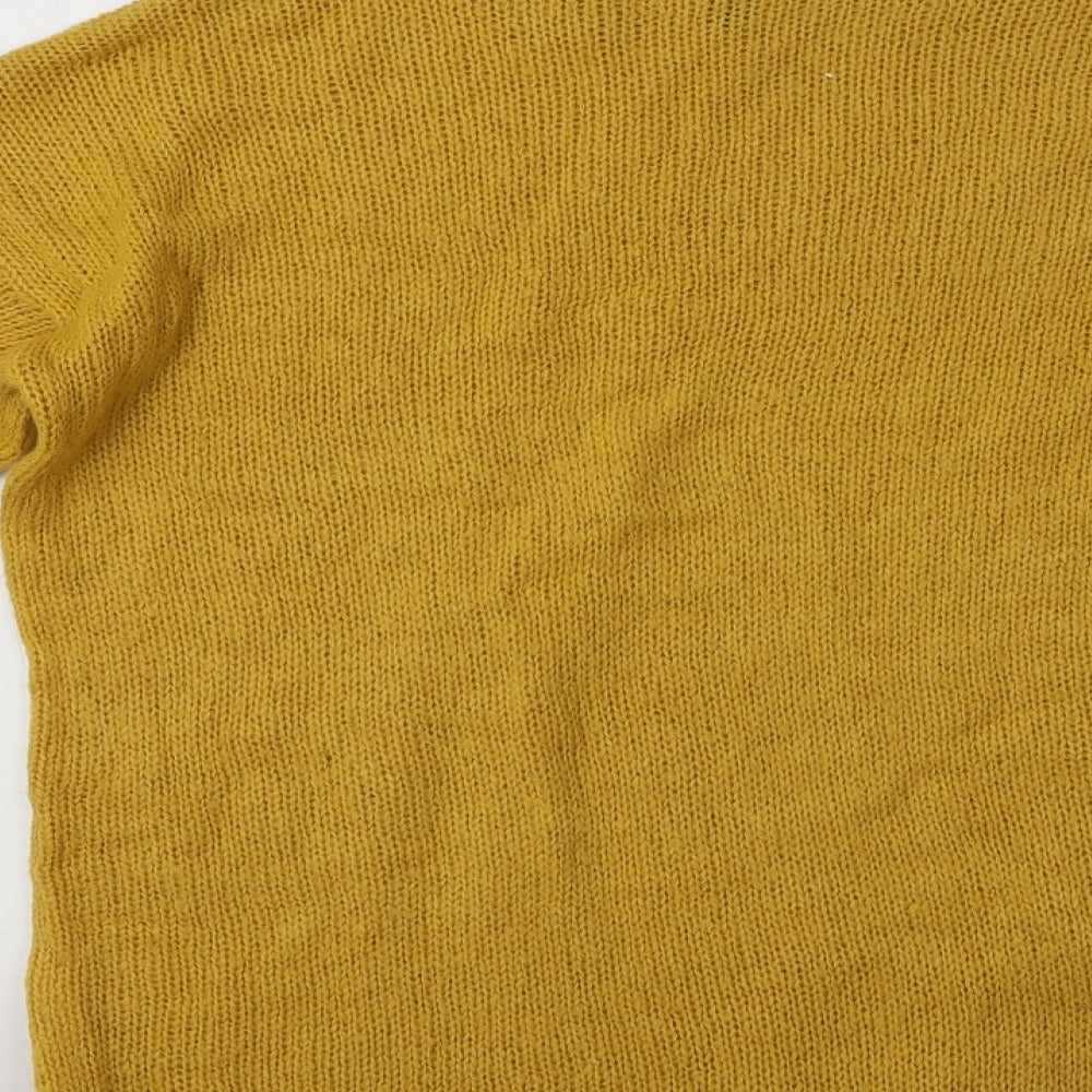 New Look Womens Yellow   Pullover Jumper Size L