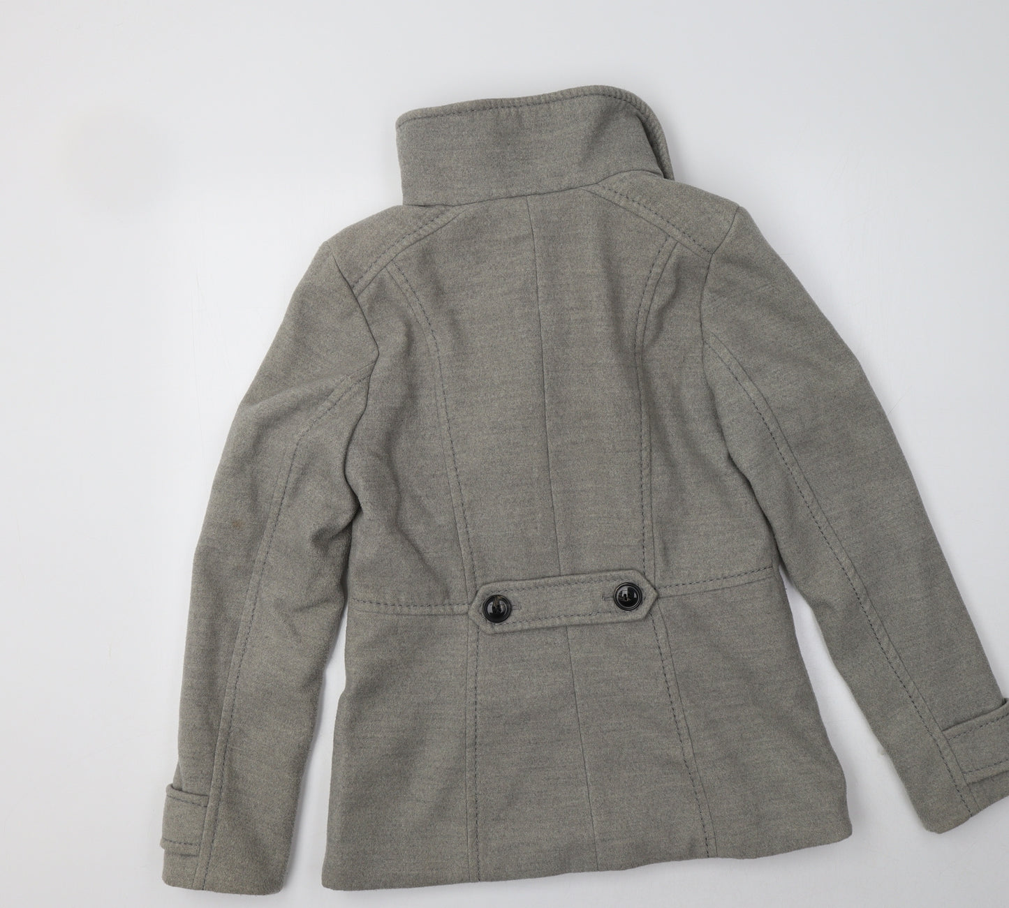 H&M Womens Green   Pea Coat Coat Size 10