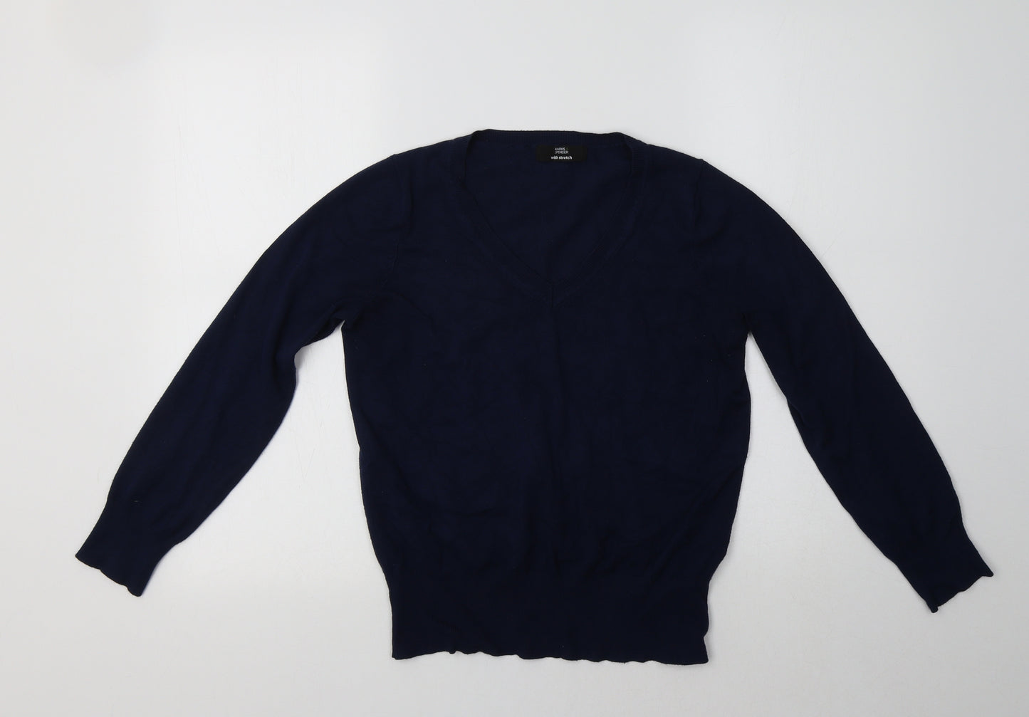 M&S Womens Blue   Pullover Jumper Size 12