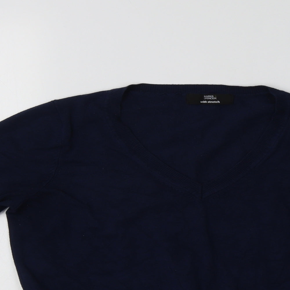 M&S Womens Blue   Pullover Jumper Size 12