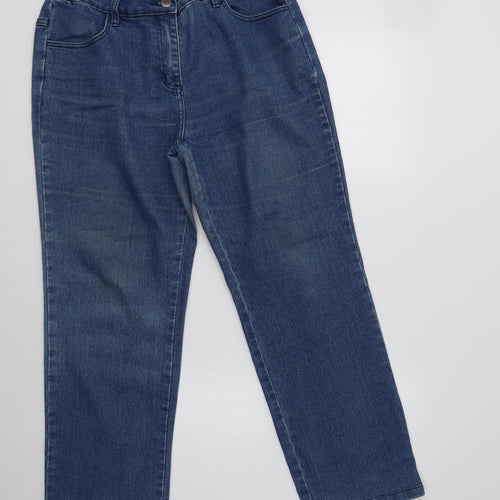 BM Womens Blue   Straight Jeans Size 12 L28 in