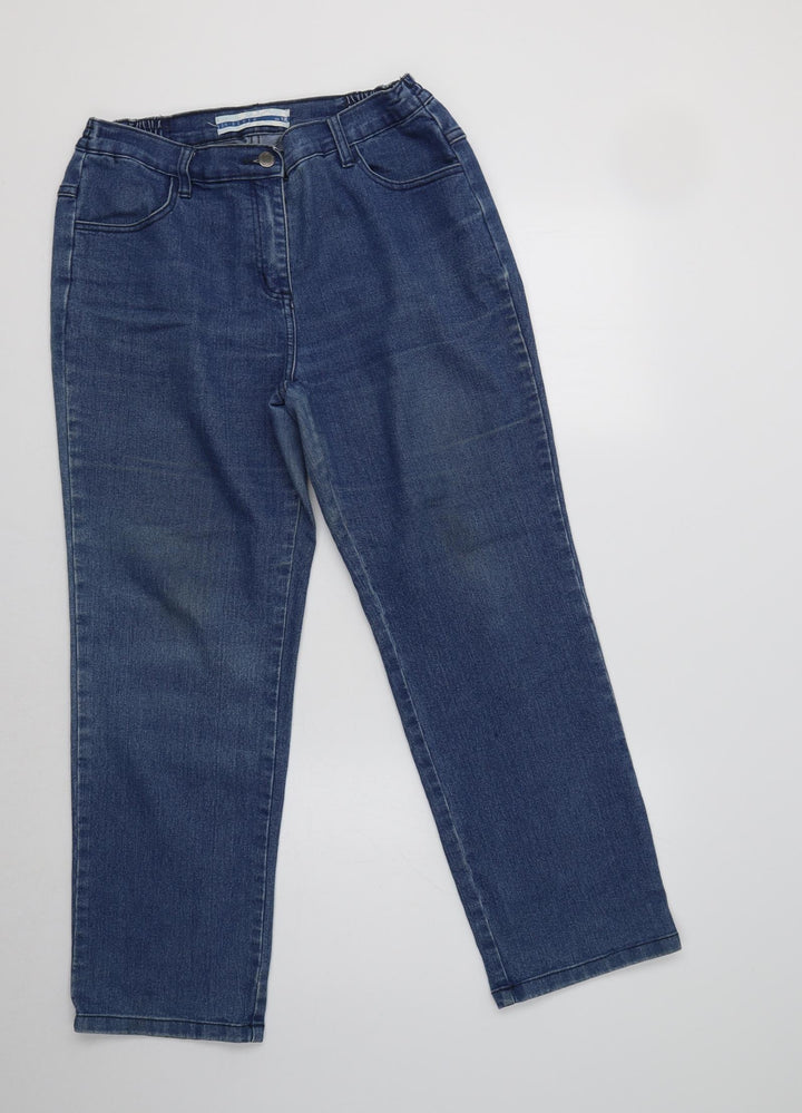 BM Womens Blue   Straight Jeans Size 12 L28 in
