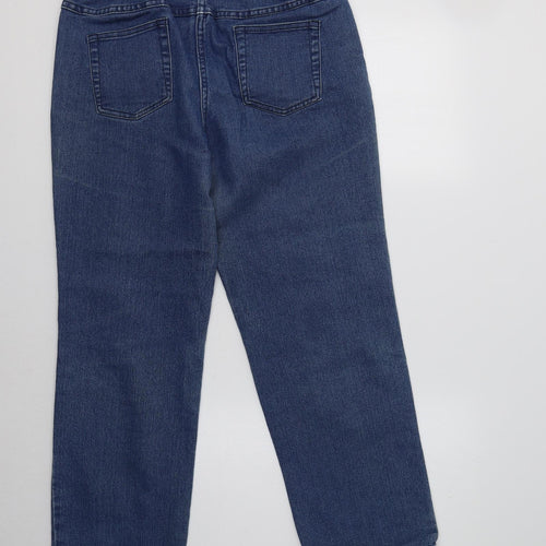 BM Womens Blue   Straight Jeans Size 12 L28 in