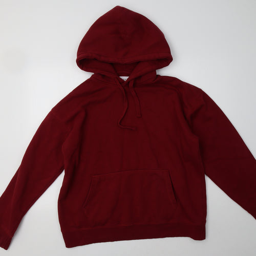 Topman Mens Red   Pullover Hoodie Size M