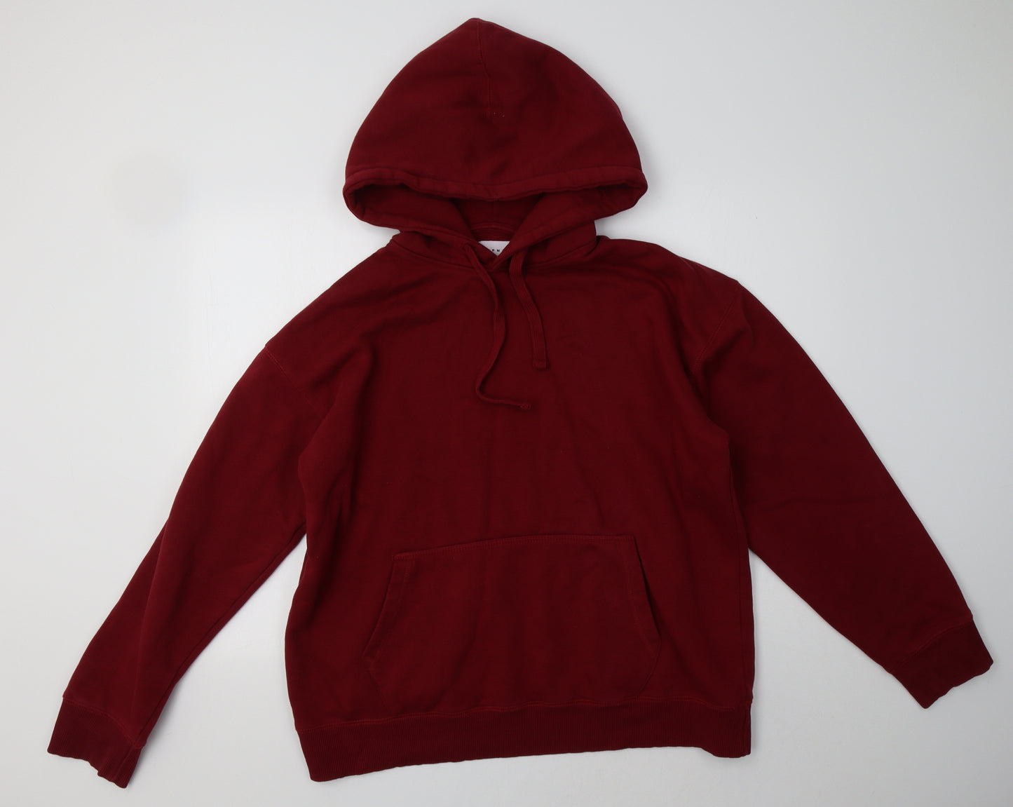 Topman Mens Red   Pullover Hoodie Size M