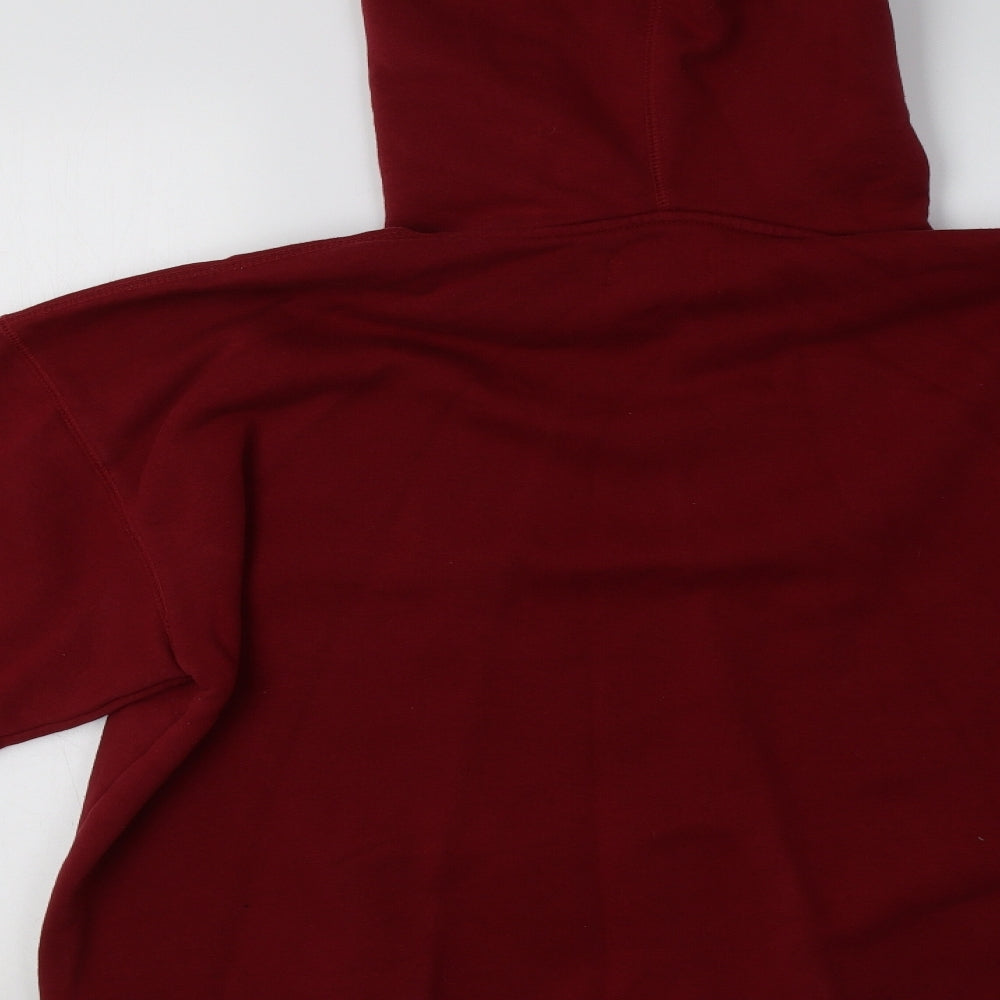 Topman Mens Red   Pullover Hoodie Size M