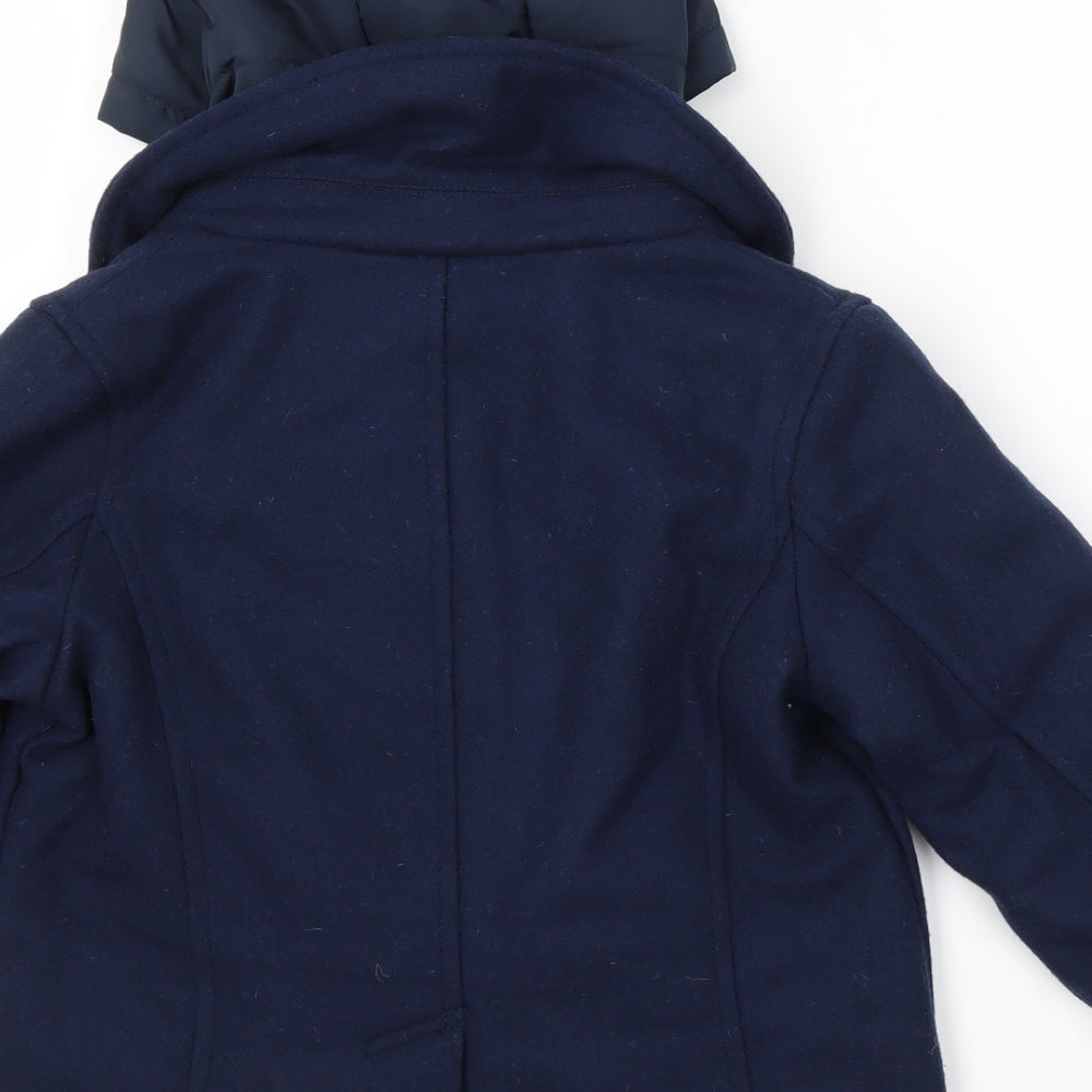 Jasper Conran Boys Blue   Pea Coat Coat Size 3-4 Years